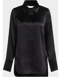 Co. - Silk Button-Down Shirt - Lyst