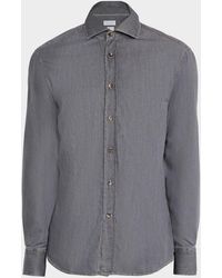 Brunello Cucinelli - Apos;S Denim Slim-Fit Shirt - Lyst