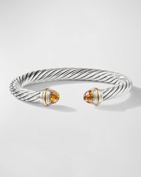David Yurman - Cable Bracelet With Gemstone And 14K - Lyst