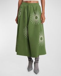 Dries Van Noten - Soni Embroidered Circle-Cut Maxi Skirt - Lyst