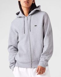 Lacoste - Hooded Zip Sweatshirt - Lyst