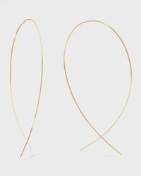 Lana Jewelry - Large Upside Down Hoop Earrings In 14k Gold - Lyst