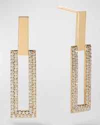 Lana Jewelry - Flawless Open Tag Earrings - Lyst