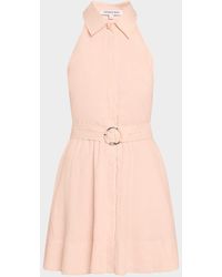 Veronica Beard - Beau Sleeveless Linen Mini Dress - Lyst