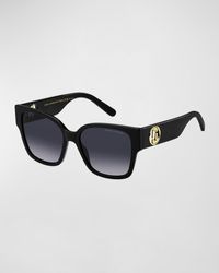 Marc Jacobs - Gradient Acetate & Metal Square Sunglasses - Lyst