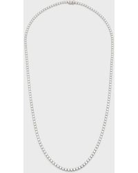 Neiman Marcus - Lab Grown Diamond 18K Round Diamond Line Necklace. 30"L - Lyst