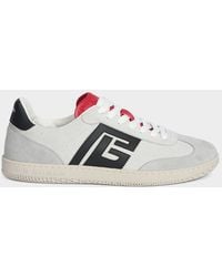Balmain - Apos;S Swan Suede & Leather Low-Top Sneakers - Lyst