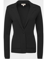 L'Agence - Lacey Knit Blazer - Lyst