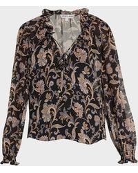 Veronica Beard - Hickory Paisley Blouse - Lyst