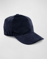Surell - Velvet Baseball Hat - Lyst