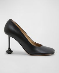 Loewe - Toy Contrast-sole Leather Heeled Courts - Lyst