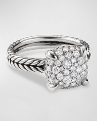 David Yurman - 11mm Chatelaine Diamond Mosaic Ring - Lyst