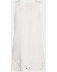 Rag & Bone - Featherweight Belle Eyelet Mini Dress - Lyst