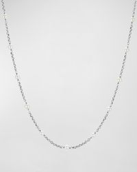 David Yurman Cable Collectibles Pearl/turquoise & Chain Necklace - White