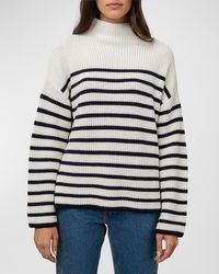 Rails - Claudia Turtleneck Stripe Sweater - Lyst
