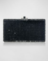 Judith Leiber - Rectangle Square Crystal Clutch Bag - Lyst