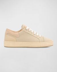 Giuseppe Zanotti - Gz-City Textile And Leather Low-Top Sneakers - Lyst