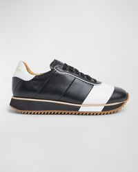 The Office Of Angela Scott - The Quinn Leather Low-top Sneakers - Lyst