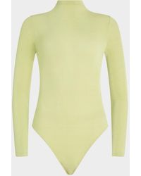 SER.O.YA - Lilia Mock-Neck Bodysuit - Lyst