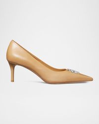 Tory Burch - 65Mm Eleanor Leather Medallion Pumps - Lyst