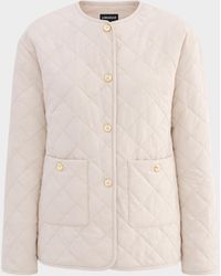 Lamarque - Hera Quilted Collarless Jacket - Lyst