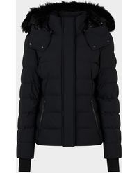 Moose Knuckles - Betta Puffer Jacket With Detachable Hood And Shearling Trim - Lyst