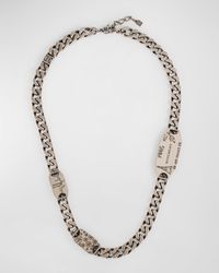 Givenchy - City Multi Silvery Chain Necklace - Lyst
