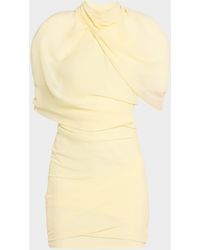 Jacquemus - Chestnut Backless Cape Mini Dress - Lyst
