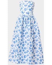 Shoshanna - Dana Strapless Floral-Print Maxi Dress - Lyst