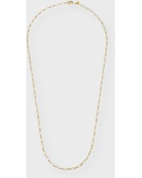 Dominique Cohen - 18k Yellow Gold Petite Paperclip Chain Necklace, 42" - Lyst