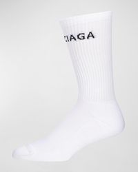 Balenciaga - Logo Socks - Lyst