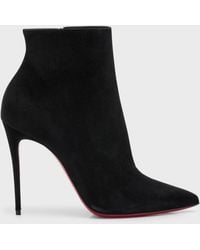 Christian Louboutin - So Kate 100 Suede Heeled Ankle Boots - Lyst