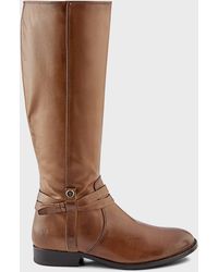 Frye - Melissa Leather Belted Tall Riding Boots - Lyst