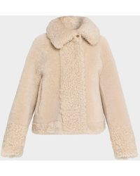 Moncler - Gobain Shearling Jacket - Lyst