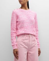 FRAME - Textured Patch Pocket Sweater - Lyst