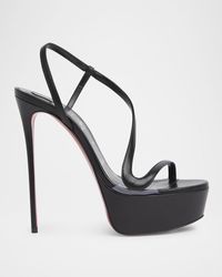 Christian Louboutin - Rosalie Sole Platform Slingback Sandals - Lyst
