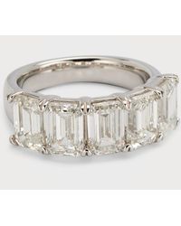 Neiman Marcus - Lab Grown Diamond 18K Emerald-Cut Ring - Lyst