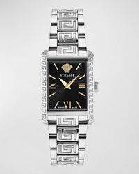 Versace - 23X33Mm Tonneau Watch With Bracelet Strap - Lyst