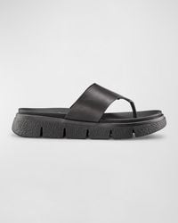 Cougar Shoes - Ponyo Leather Thong Slide Sandals - Lyst