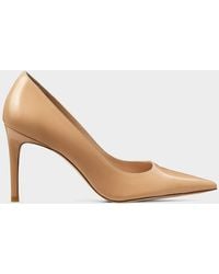 Stuart Weitzman - 85Mm Stuart Power Patent Leather Pumps - Lyst