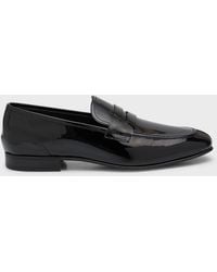 Bally - Saix Patent Leather Penny Loafers - Lyst