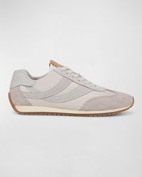 Vince - Oasis Mixed Leather Retro Sneakers - Lyst