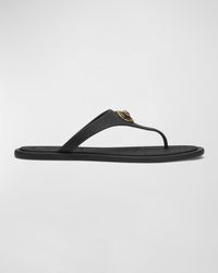 Versace - Alia Medusa Rubber Thong Sandals - Lyst