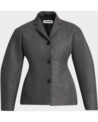 Jil Sander - Wool Melange Jacket - Lyst