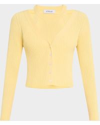 10 Crosby Derek Lam - Lonnie Knit Layered Cardigan - Lyst