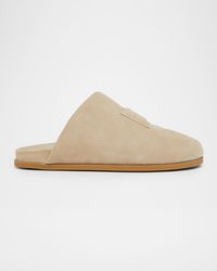 Givenchy - Apos;S Puffy Asymmetric Suede Mules - Lyst