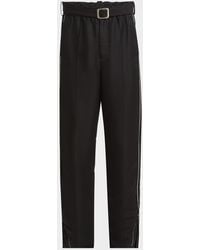 Jil Sander - Apos;S Relaxed-Fit Trousers With Piping - Lyst