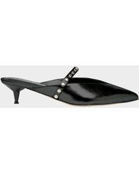 McQueen - Studded Strap Mules - Lyst