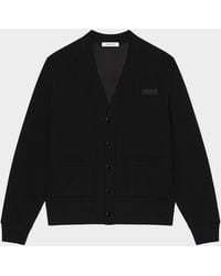 Givenchy - Apos;S Lined Cotton Knit Cardigan With Label - Lyst