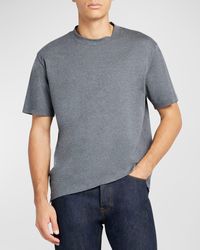 Loro Piana - Jersey Cotton Crewneck T-Shirt - Lyst